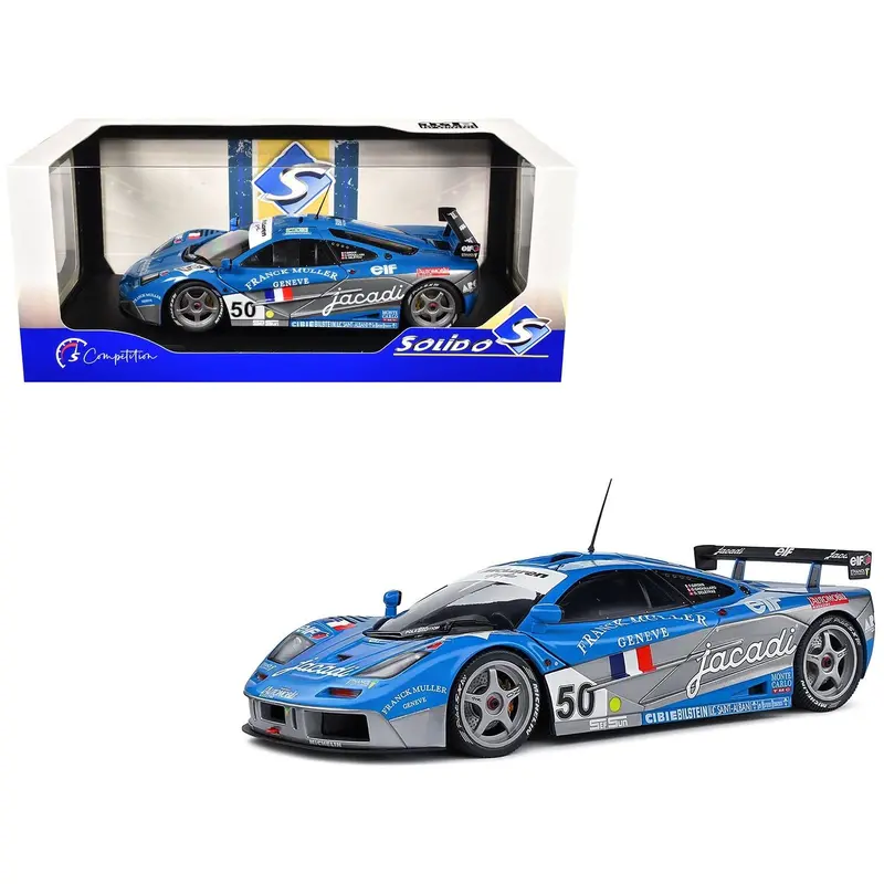 Mclaren F1 Gtr Short Tail #50 Fabien Giroix - Jean-Denis Deletraz - Olivier Grouillard "Giroix Racing Team" "24 Hours Of Le Mans" (1995) "Competition" Series 1/18 Diecast Model Car By Solido 1