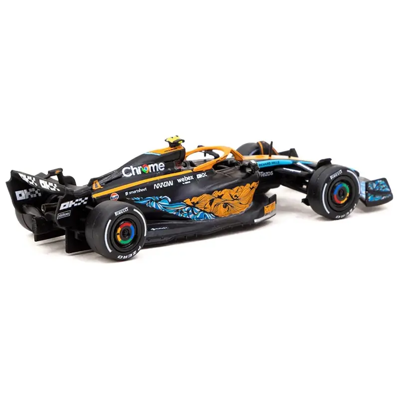 Mclaren Mcl36 #4 Lando Norris Formula One F1 "Abu Dhabi Gp" (2022) "Global64" Series 1/64 Diecast Model Car By Tarmac Works 1
