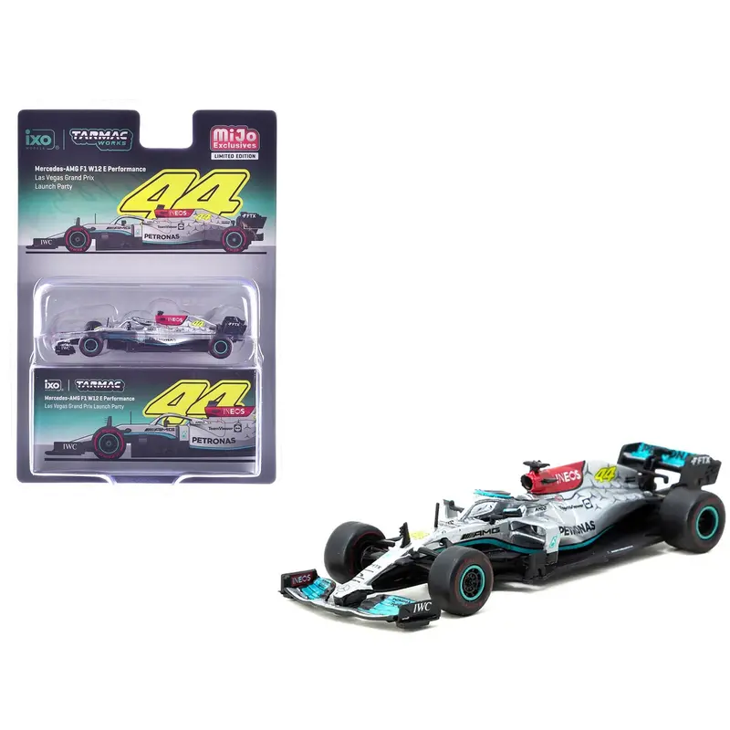 Mercedes-Amg F1 W12 E Performance Formula One F1 "Las Vegas Grand Prix Launch Party" "Global64" Series 1/64 Diecast Model Car By Tarmac Works 1