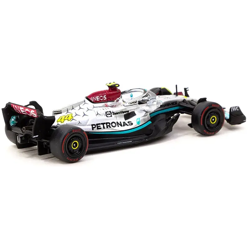 Mercedes-Amg F1 W13 E Performance #44 Lewis Hamilton 2Nd Place Formula One F1 "Sao Paulo Gp" (2022) "Global64" Series 1/64 Diecast Model Car By Tarmac Works 1