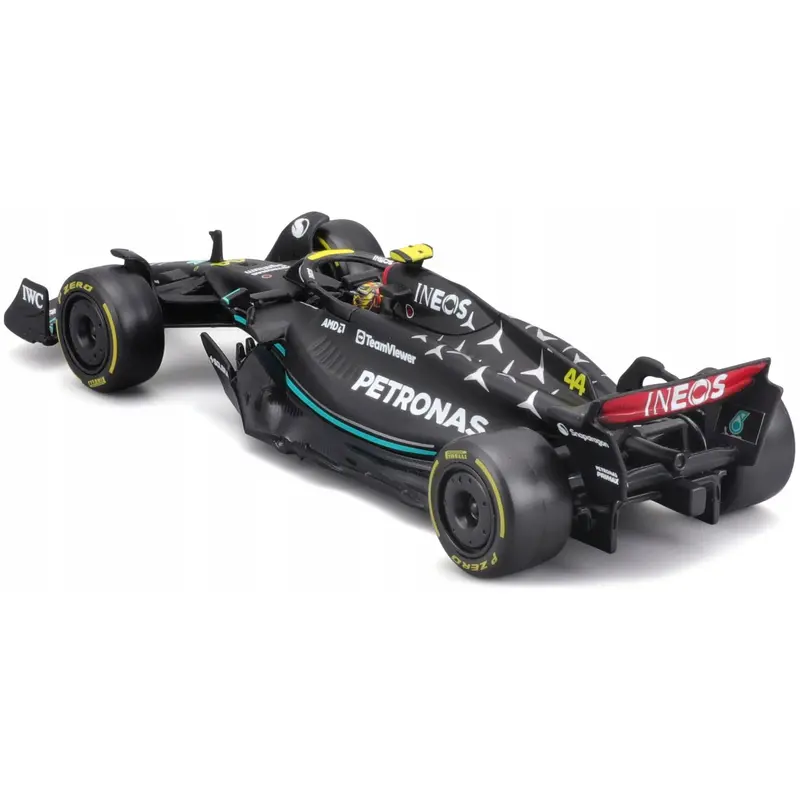 Mercedes-Amg F1 W14 E Performance #44 Lewis Hamilton "Petronas" "Formula One F1 World Championship" (2023) With Driver In Car 1/43 Diecast Model Car By Bburago 1