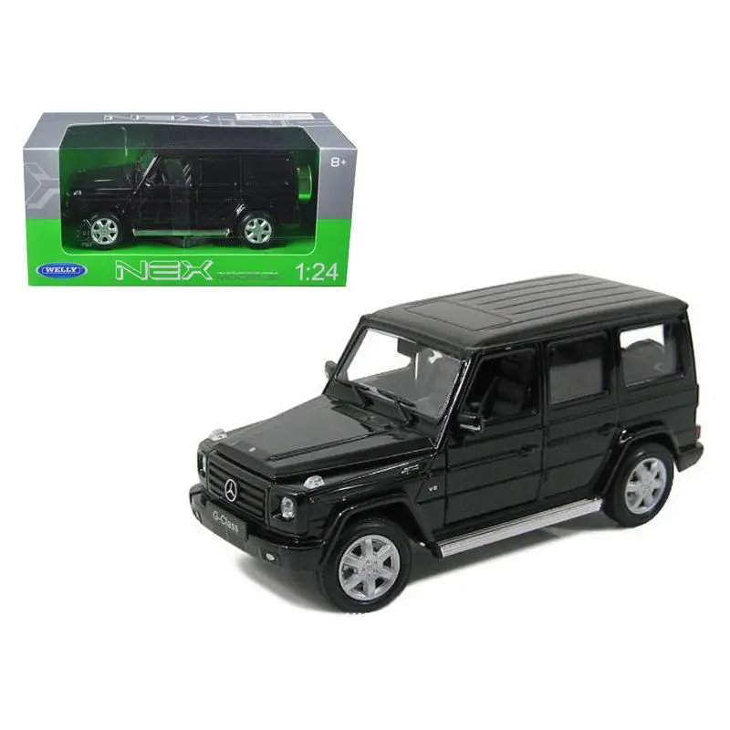Mercedes Benz G Class Wagon Black 1/24-1/27 Diecast Model Car By Welly 1