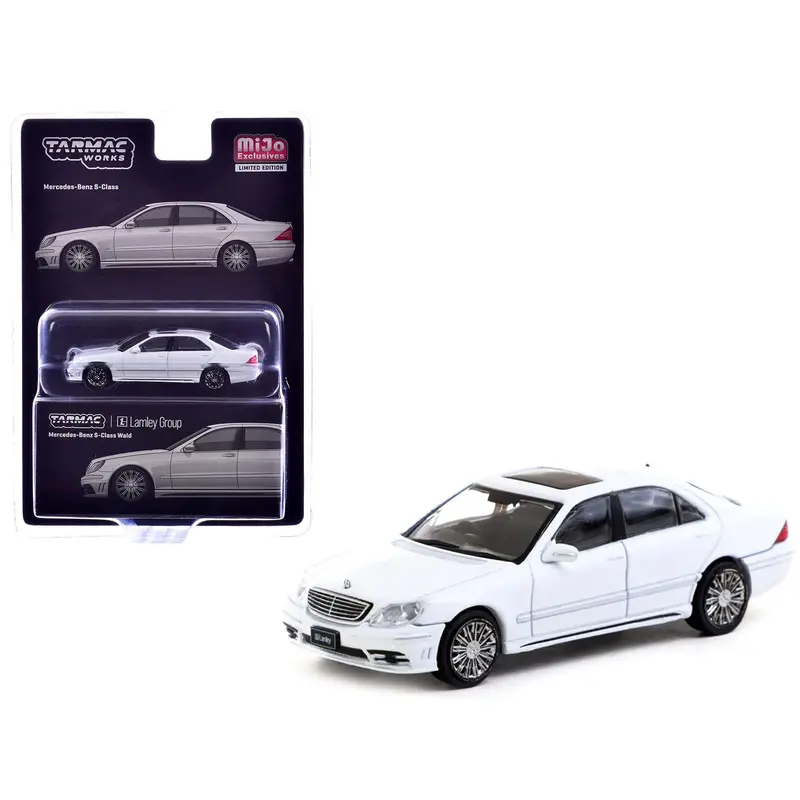 Mercedes-Benz S-Class Wald "Lamley Special Edition" Alabaster White "Global64" Series 1/64 Diecast Model By Tarmac Works 1