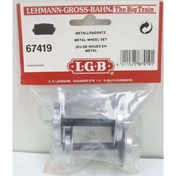 Metal Sold Wheel Set 2Pc 1
