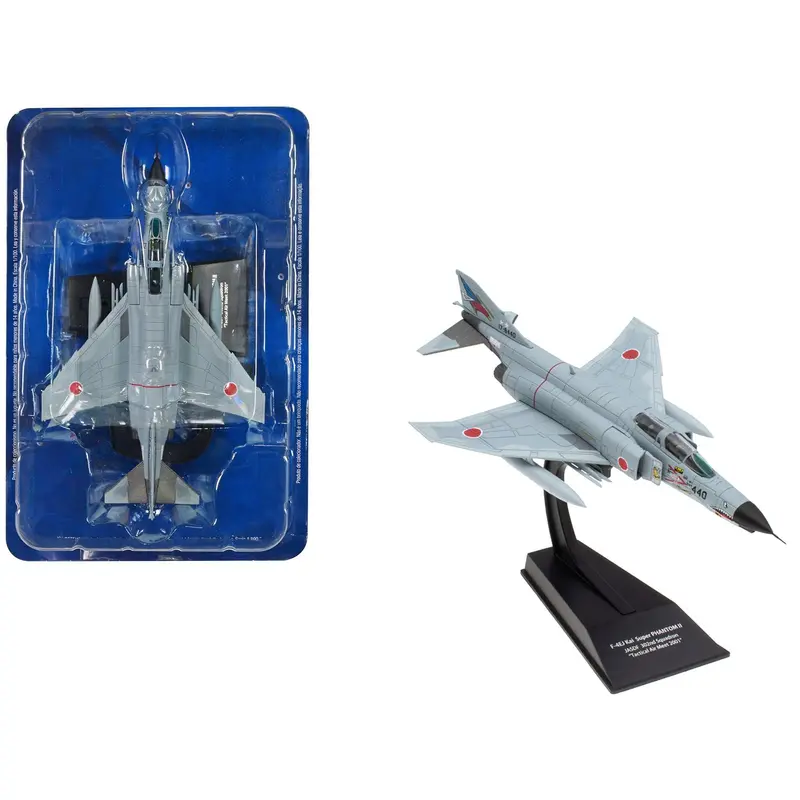 Mitsubishi F-4Ej Kai Super Phantom Ii Fighter Aircraft "302Nd Squadron 83Rd Air Wing Tactical Air Meet" (2001) Japan Air Self-Defense Force 1/100 Diecast Model By Hachette Collections 1