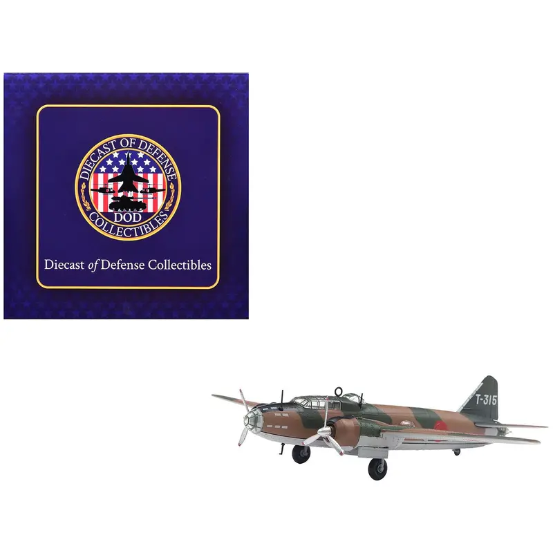 Mitsubishi G4m1 Type 1 Aircraft "Imperial Japanese Navy" 1/144 Diecast Model By Diecast Of Defense 1