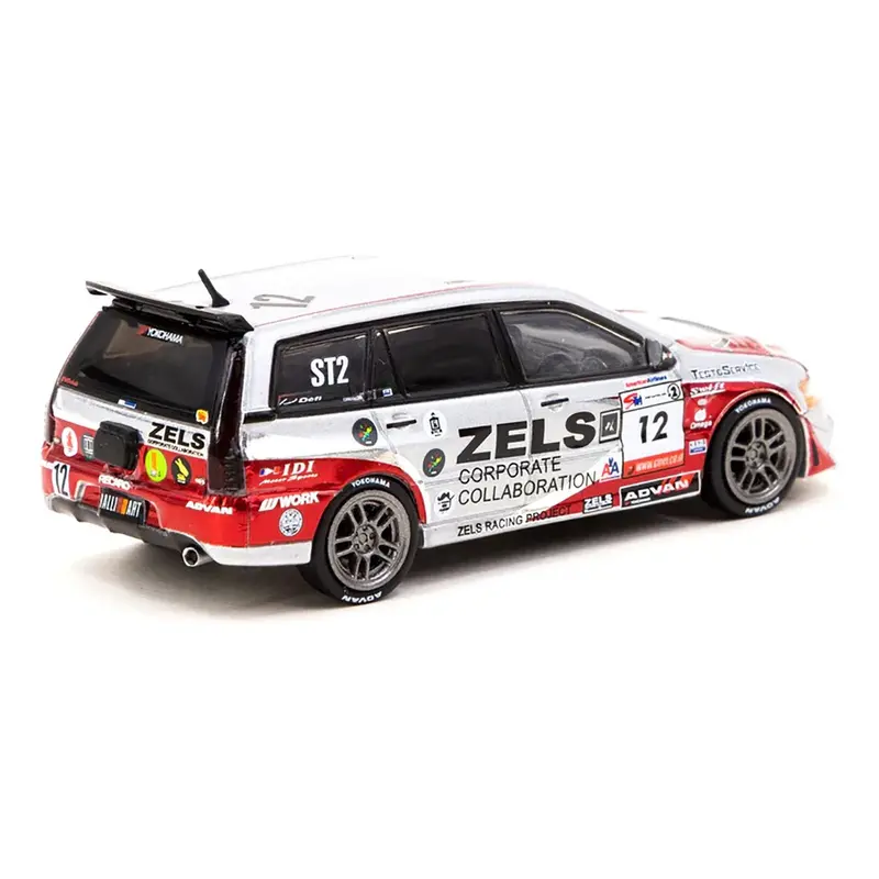 Mitsubishi Lancer Evolution Wagon Rhd (Right Hand Drive) #12 Yasushi Kikuchi - Hideki Nishimura "Super Taikyu Series" (2007) "Hobby64" Series 1/64 Diecast Model Car By Tarmac Works 1