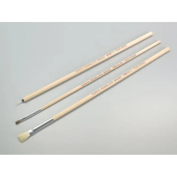 Model Kit Accessory Bundle - Paint Brush Set - Primer - Adhesive - Sand Paper 1