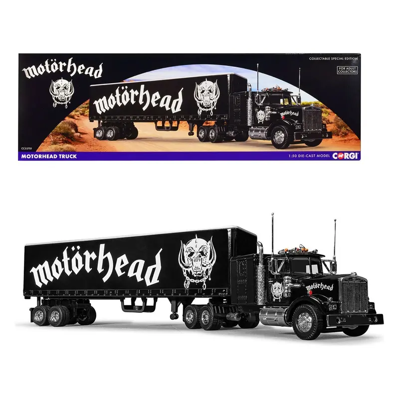 "Motorhead" Transport Truck Black 1/50 Diecast Model By Corgi 1
