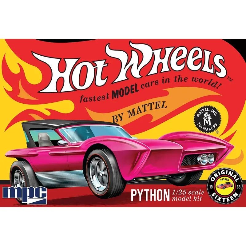 Mpc Hot Wheels Python 1:25 Scale Model Kit - Skill Level 2 1