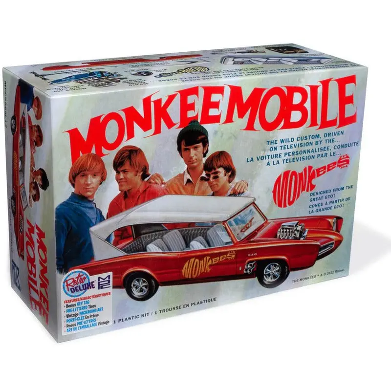 Mpc Monkeemobile Tv Car 1:25 Scale Model Kit 1