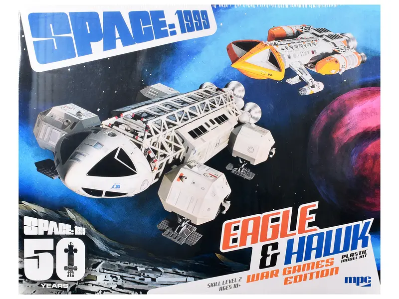 Mpc Space 1999: Eagle & Hawk War Games Edition 1:72 Scale Model Kit 1