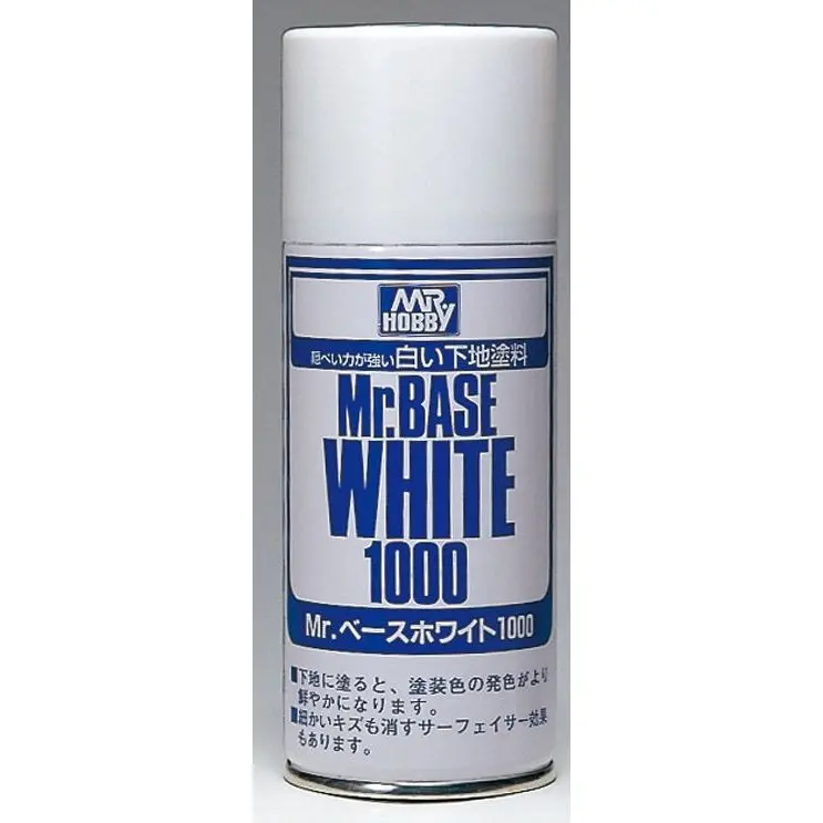 Mr Base White 1000 Spray 1