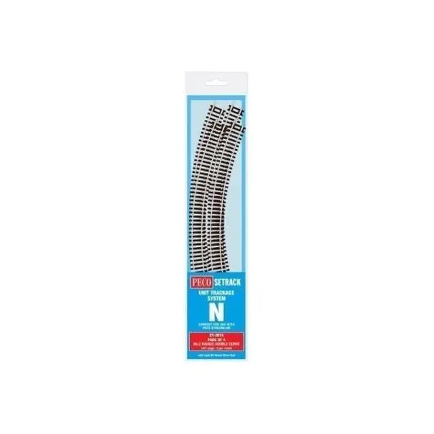 N No. 2 Double Curve 4/Pk 1