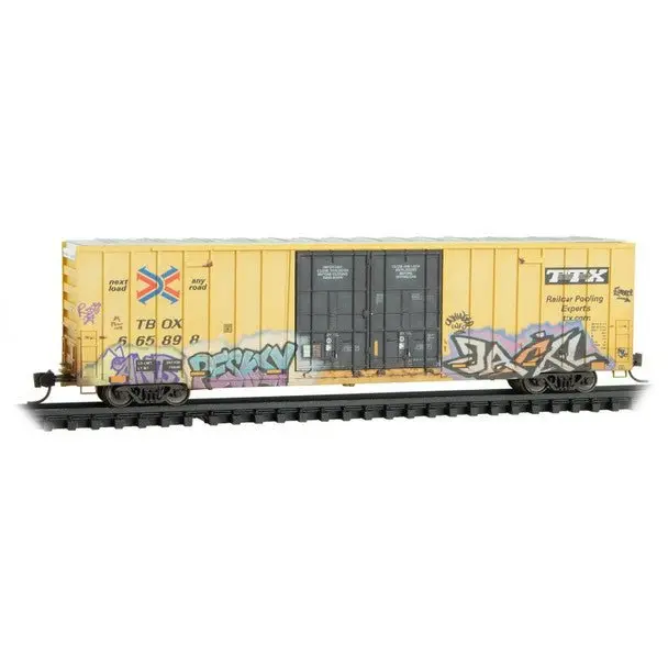 N Ttx Weathered Box Car 1