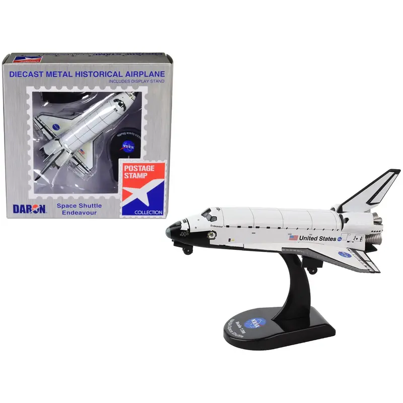Nasa Space Shuttle "Endeavour" (Ov-105) "United States" 1/300 Diecast Model By Postage Stamp 1
