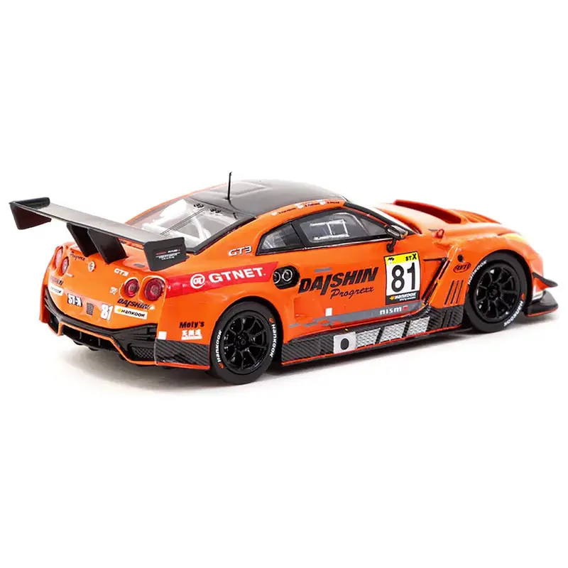Nissan Gt-R Nismo Gt3 #81 Noboyuki Oyagi - Takayuki Aoki - Kiyoto Fujinami - Natsu Sakaguchi Winner "Super Taikyu Series - Fuji 24 Hours" (2021) "Hobby64" Series 1/64 Diecast Model Car By Tarmac Works 1