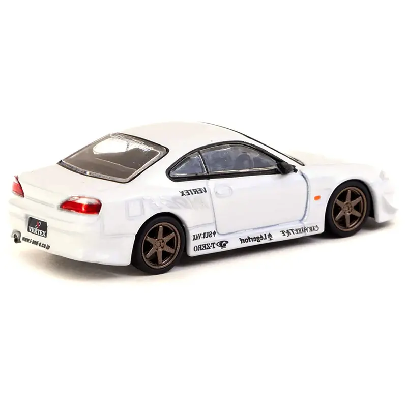 Nissan Silvia (S15) Vertex Rhd (Right Hand Drive) White Metallic "Lamley Special Edition" "Global64" Series 1/64 Diecast Model By Tarmac Works 1