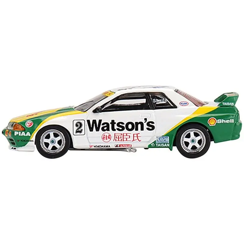 Nissan Skyline Gt-R (R32) Gr. A Rhd (Right Hand Drive) #2 Mark Skaife "Guia Touring Macau Gp" (1991) Limited Edition To 1800 Pieces Worldwide 1/64 Diecast Model Car By True Scale Miniatures 1