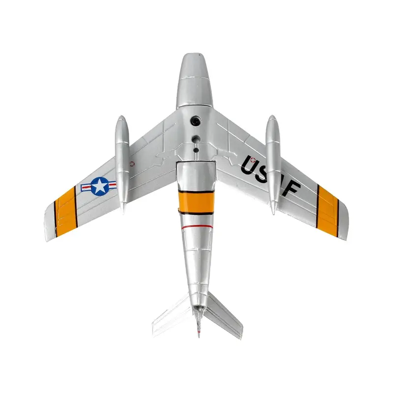 North American F-86F Sabre Fighter Aircraft "Mig Mad Marine" United States Air Force 1/110 Diecast Model Airplane By Postage Stamp 1