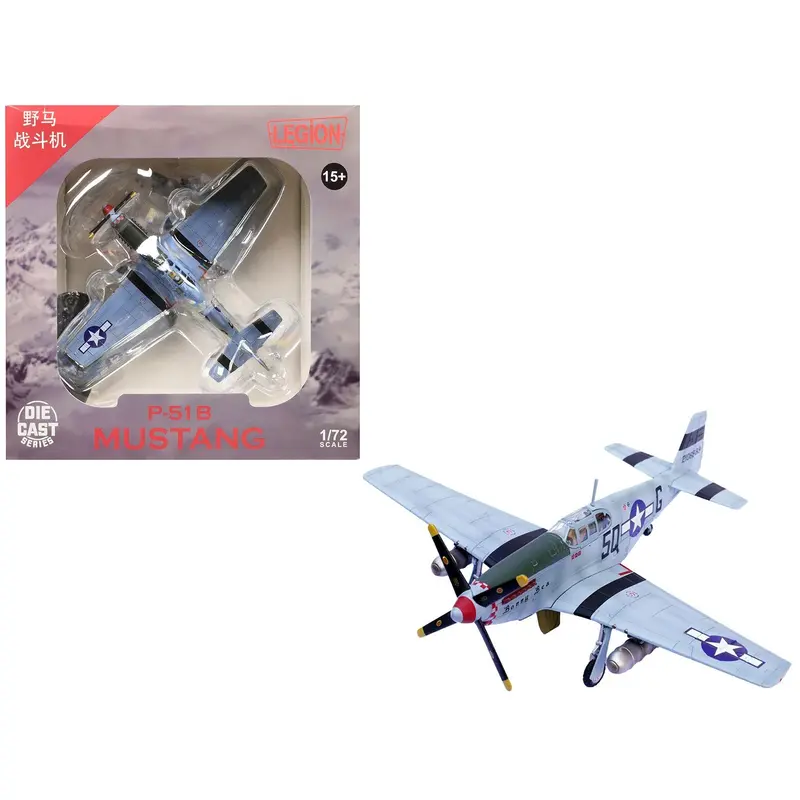 North American P-51B Mustang Aircraft "Bonny Bea 504Th Fighter Squadron 339Th Fighter Group" (1944) United States Army Air Forces 1/72 Diecast Model Airplane By Legion 1