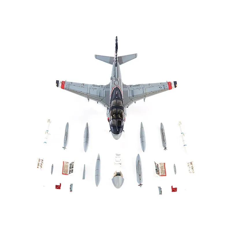 Northrop Grumman Ea-6B Prowler Aircraft "U.S. Navy Vaq-140 Patriots Uss Dwight D. Eisenhower" (2006) 1/72 Diecast Model By Jc Wings 1