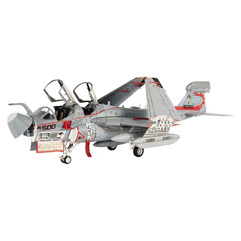 Northrop Grumman Ea-6B Prowler Attack Aircraft "Vaq-132 Scorpions Uss John F Kennedy" (2005) United States Navy 1/72 Diecast Model By Jc Wings 1