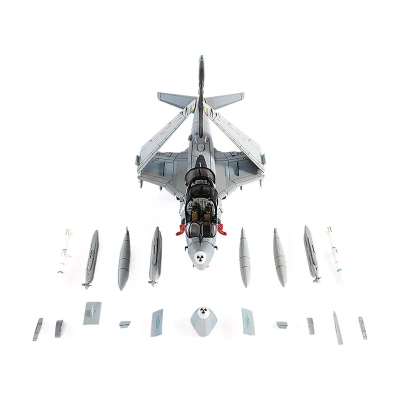 Northrop Grumman Ea-6B Prowler Attack Aircraft "Vaq-209 Star Warriors Uss George H.W. Bush" (2010) United States Navy 1/72 Diecast Model By Jc Wings 1