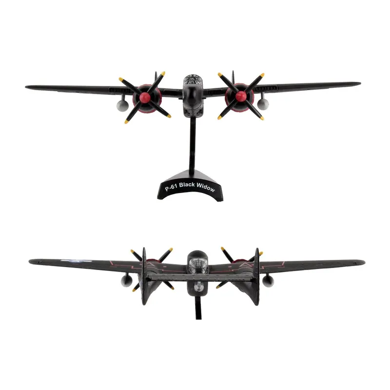 Northrup P-61 Black Widow Fighter Aircraft "Lady In The Dark 548Th Night Fighter Squadron" United States Army Air Forces 1/120 Diecast Model Airplane By Postage Stamp 1