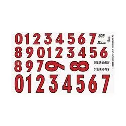 Numbers Red And Black 1