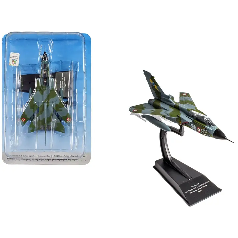 Panavia Tornado Ids Aircraft "156 Gruppo 'Le Linci' 36 Stormo" (1990) Aeronautica Militare Italiana (Italian Air Force) 1/100 Diecast Model By Hachette Collections 1