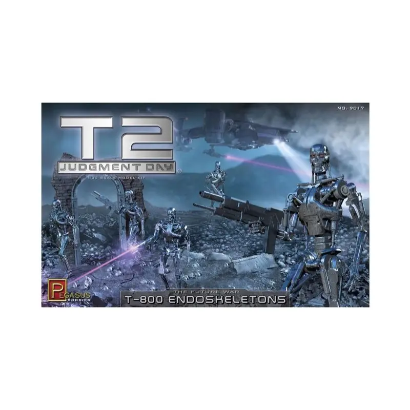 Pegasus 1/32 Terminator 2 T-800 Endoskeletons Plastic Model Kit [9017] 1