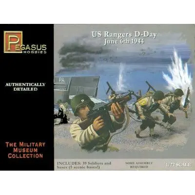 Pegasus 7351 Us Rangers D-Day (Jane 6Th 1944) - 1:72 Us Ranger D-Day 1944 1
