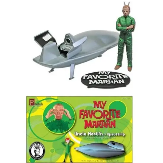 Pegasus Hobbies 9912 1/18 My Favorite Martian: Uncle Martin And Spaceship (Built-Up, 1 Figure And 1 Spacecraft) 1