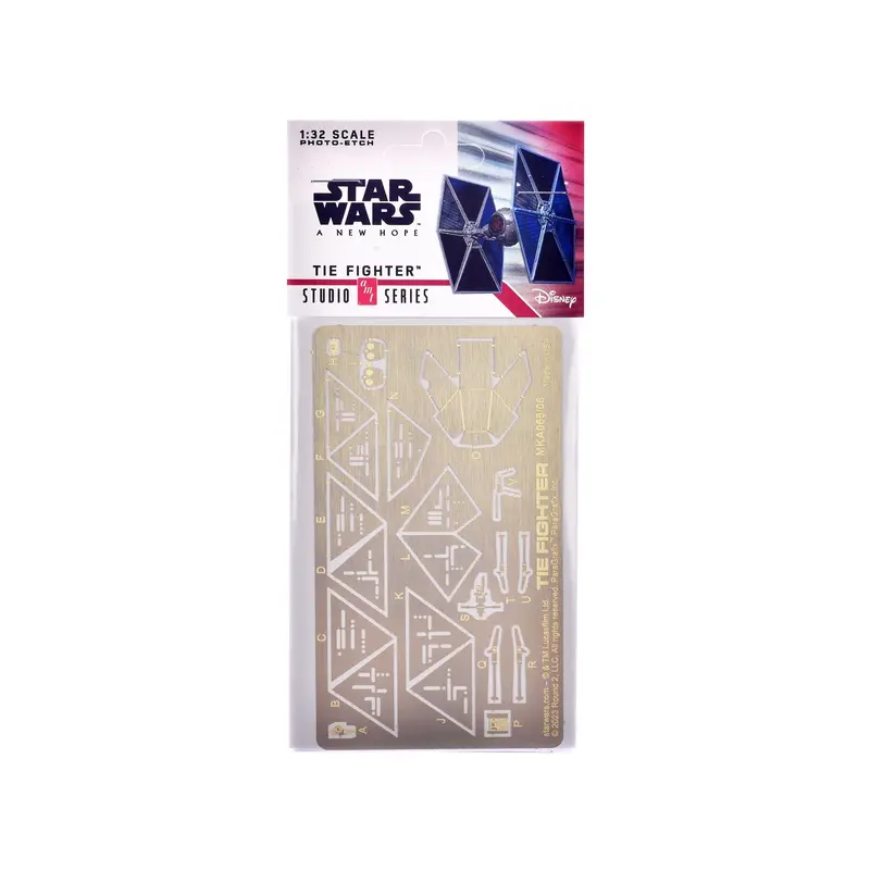 Photoetch Set For "Star Wars: A New Hope" Tie Fighter Kit 1/32 Scale By Amt 1