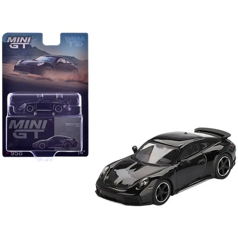Porsche 911 Dakar Black Limited Edition 1/64 Diecast Model Car By Mini Gt 1