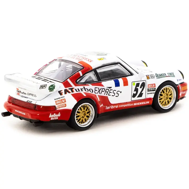 Porsche 911 Rsr 3.8 #52 Jesus Pareja - Dominique Dupuy - Carlos Palau "24 Hours Of Le Mans" (1994) "Collab64" Series 1/64 Diecast Model Car By Schuco & Tarmac Works 1