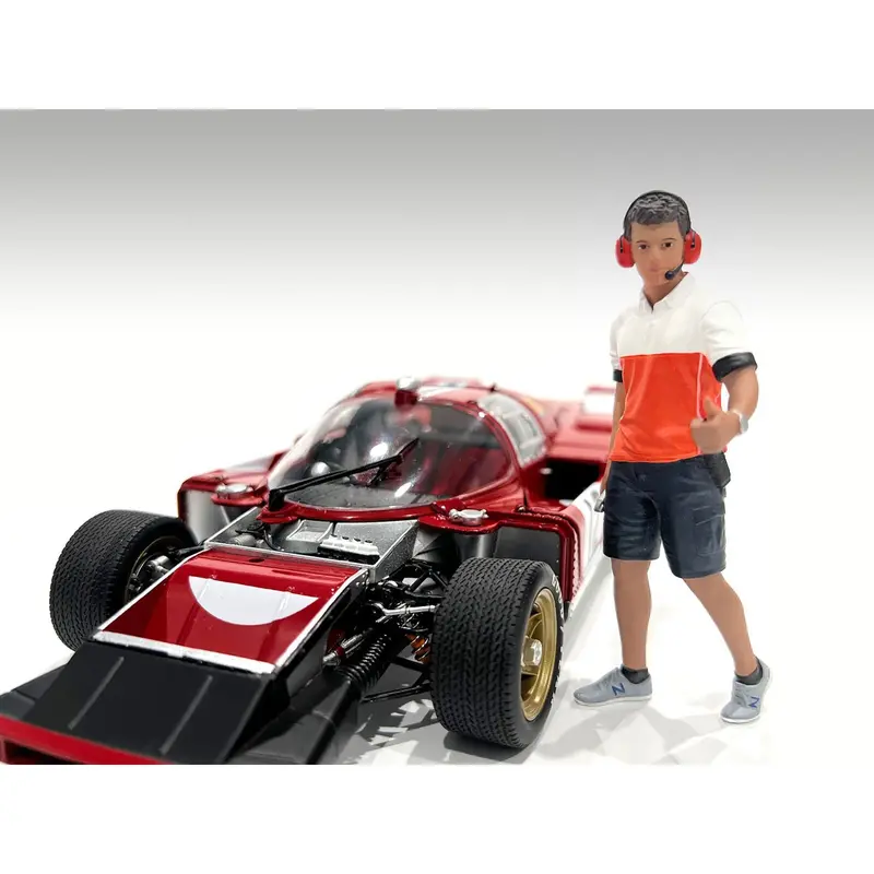 "Race Crew" Figure #2 For 1/18 Scale Models By American Diorama 1
