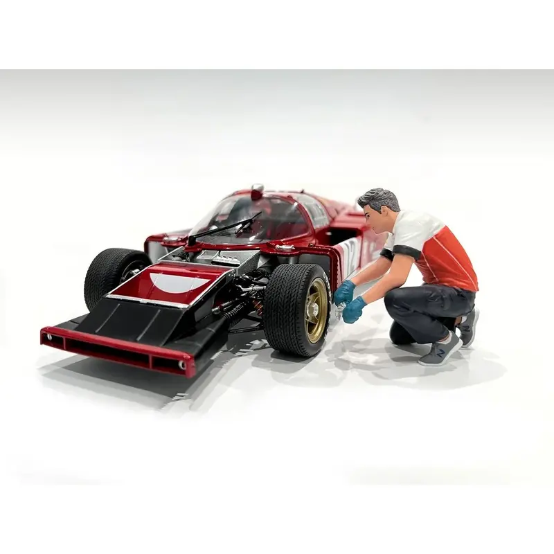 "Race Crew" Figure #5 For 1/24 Scale Models By American Diorama 1