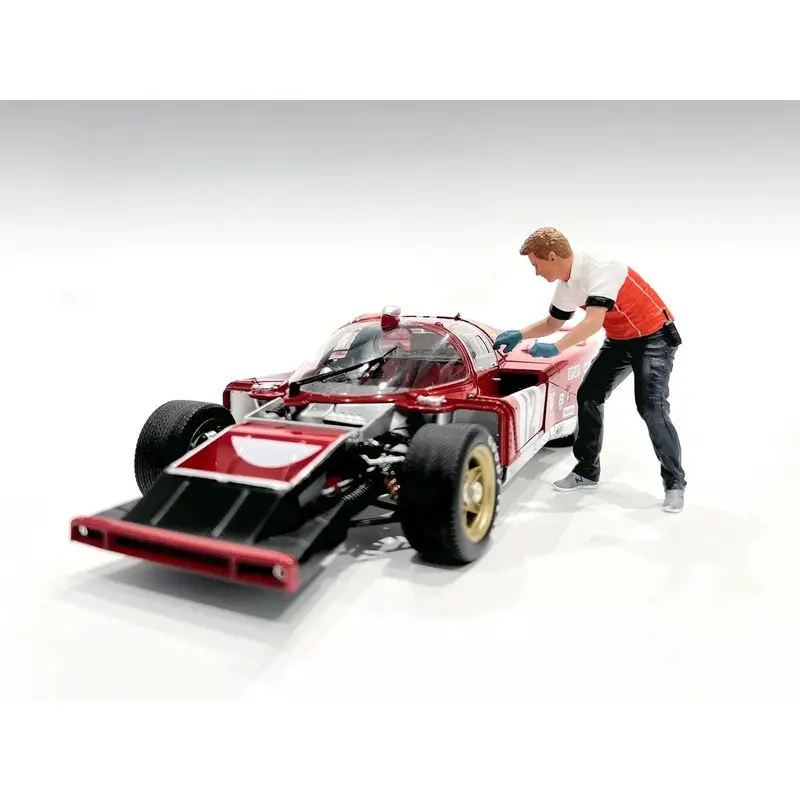 "Race Crew" Figure #6 For 1/24 Scale Models By American Diorama 1