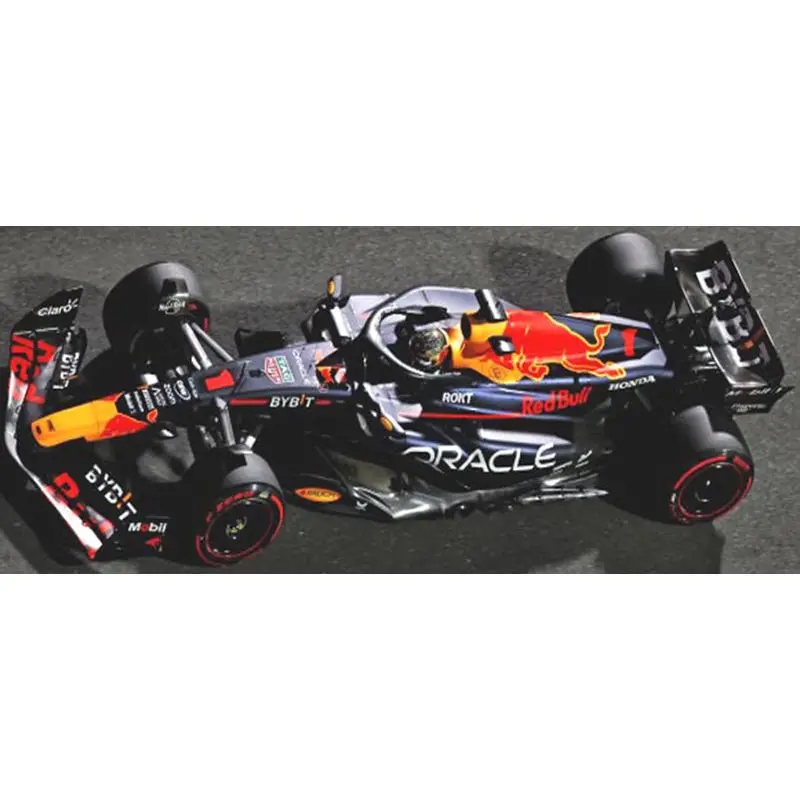 Red Bull Racing Rb19 #1 Max Verstappen "Oracle" Winner F1 Formula One "Abu Dhabi Gp" (2023) With Driver Limited Edition To 204 Pieces Worldwide 1/18 Diecast Model Car By Minichamps 1