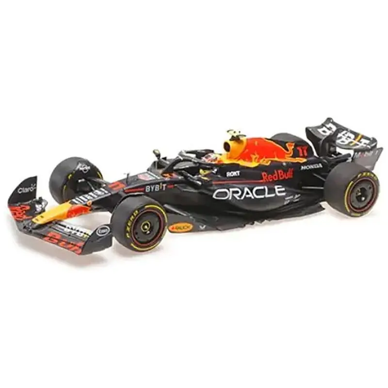 Red Bull Racing Rb19 #11 Sergio Perez "Oracle" 2Nd Place F1 Formula One "Italian Gp" (2023) With Driver Limited Edition To 108 Pieces Worldwide 1/18 Diecast Model Car By Minichamps 1