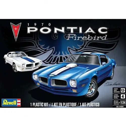 Revell 1970 Pontiac Firebird 2'N1 1:24 Scale Model Kit - Bundle 1