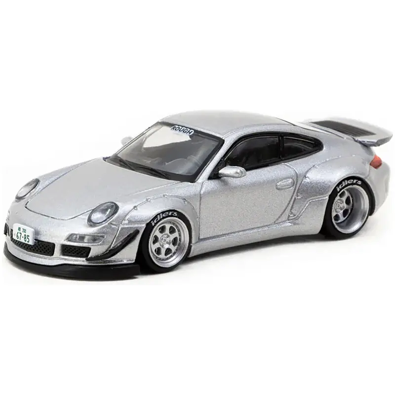 Rwb 997 Abu Dhabi Silver Metallic "Rough World" "Hobby64" Series 1/64 Diecast Model Car By Tarmac Works 1