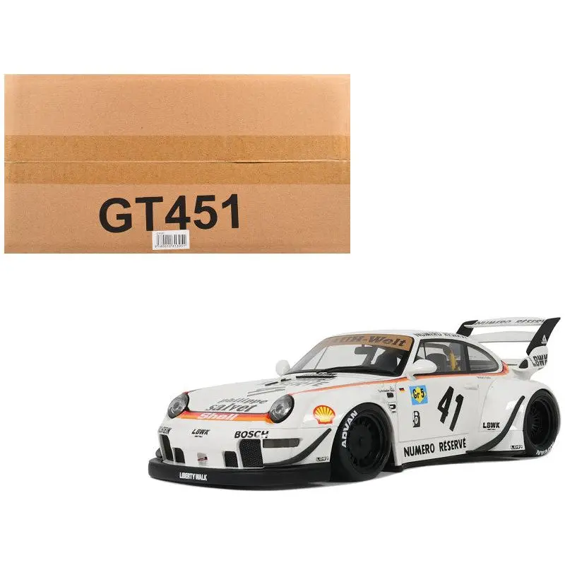 Rwb Bodykit "Kato-San" #41 White 1/18 Model Car By Gt Spirit 1