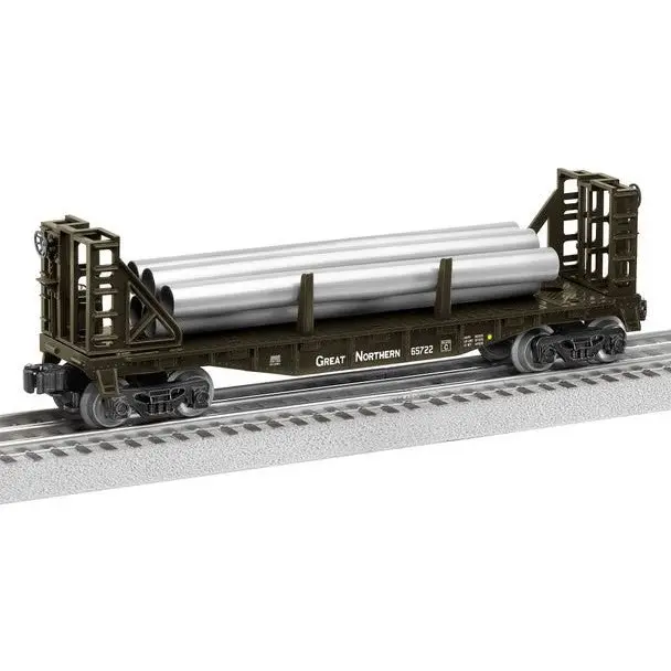S/O Gn Flatcar W/Bk Heads 1