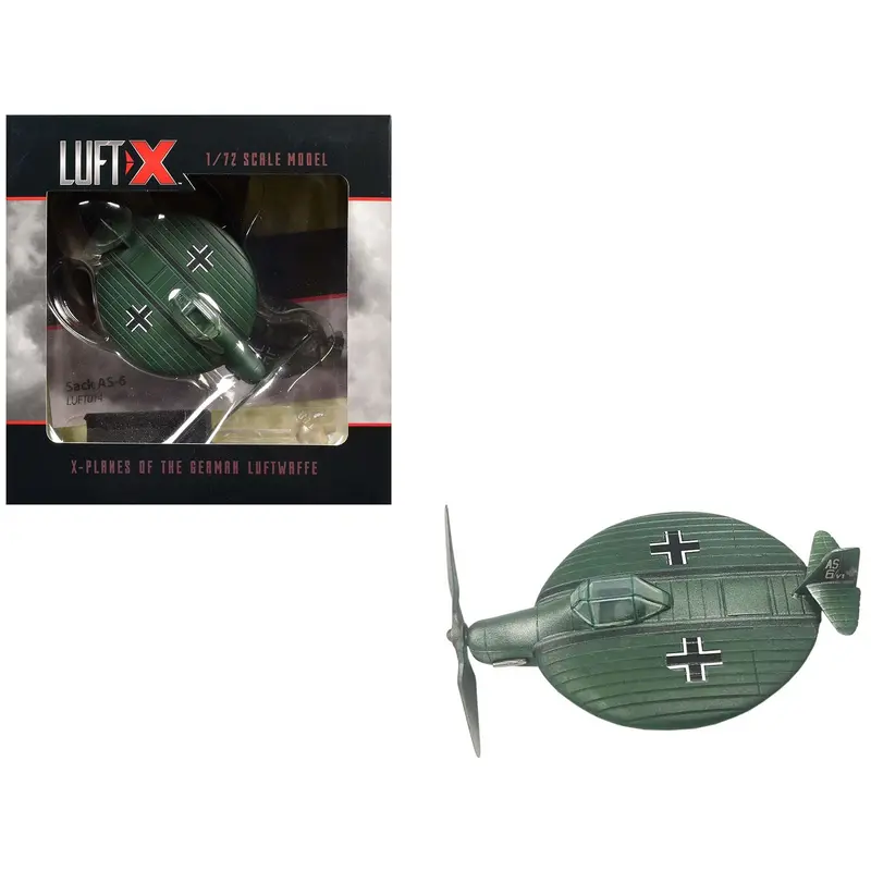 Sack As-6 Aircraft Prototype "German Luftwaffe" 1/72 Model By Luft-X 1