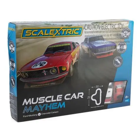 Scalextrics Scalextric Muscle Car Mayhem - Usa W/Ford® Mustang™ & Chevrolet® Camaro™ Cars 1