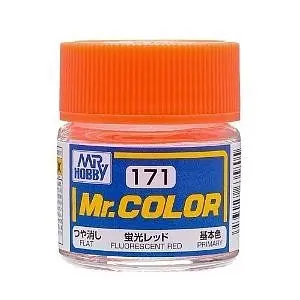 Semi Gls Fluorescent Red 1