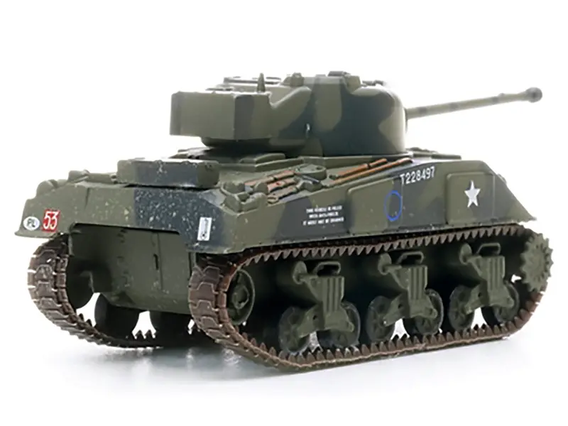 Sherman Firefly Mk.Vc Medium Tank "Polish 1St Armoured Division Black Devils Battle Of Falaise France" (1944) Polish Armed Forces In The West 1/72 Diecast Model By Legion 1